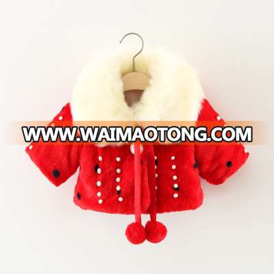 2018 winter kids wholesale winter clothes fur coat children clothing overseas